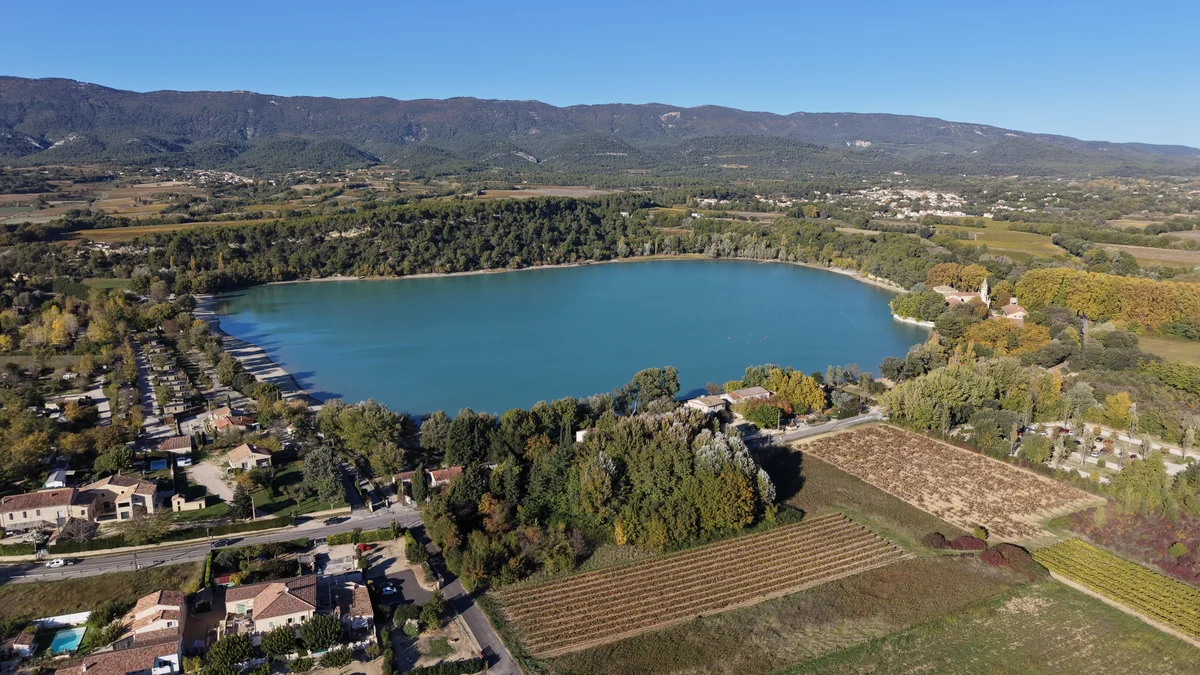Étang de la Bonde vu du ciel