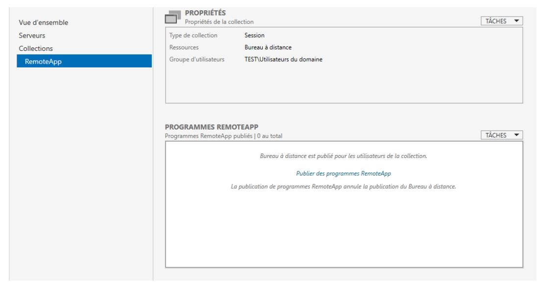 Publier RemoteApp