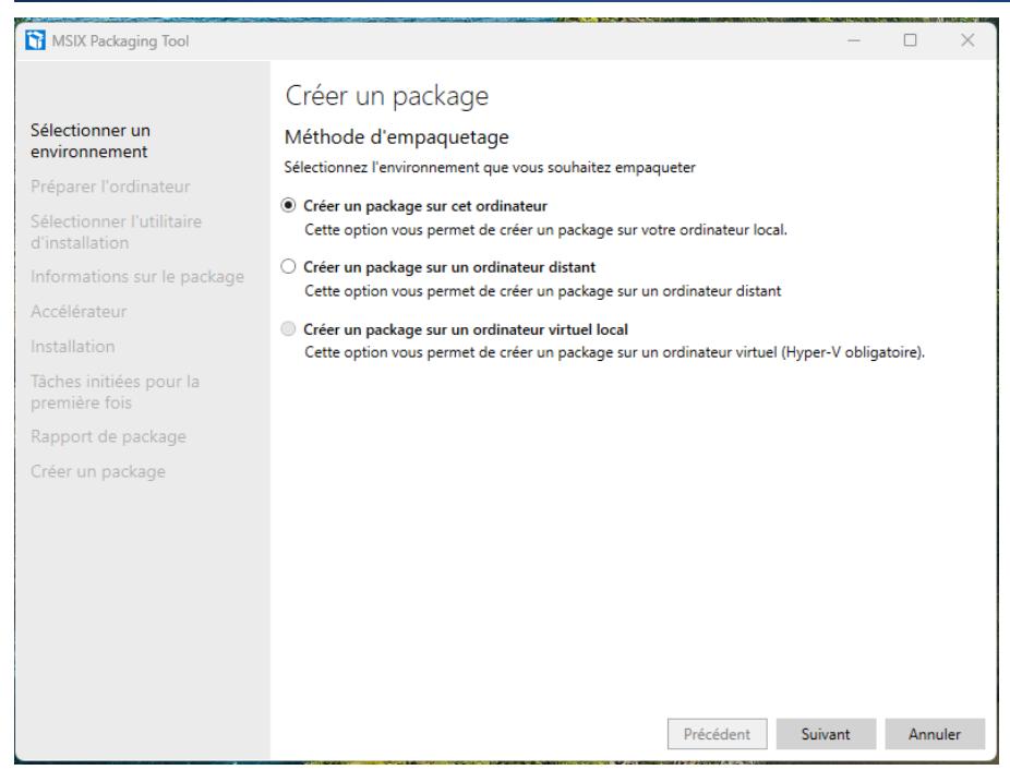Créer un package local
